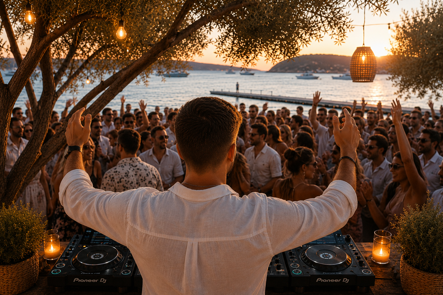 Soirée en paillote en Corse avec DJ professionnel