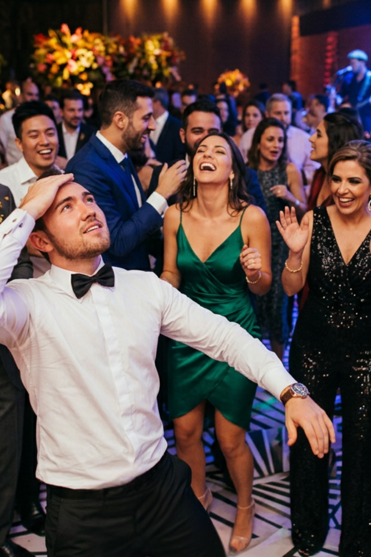 Soirée dansante lors d’un mariage en Corse
